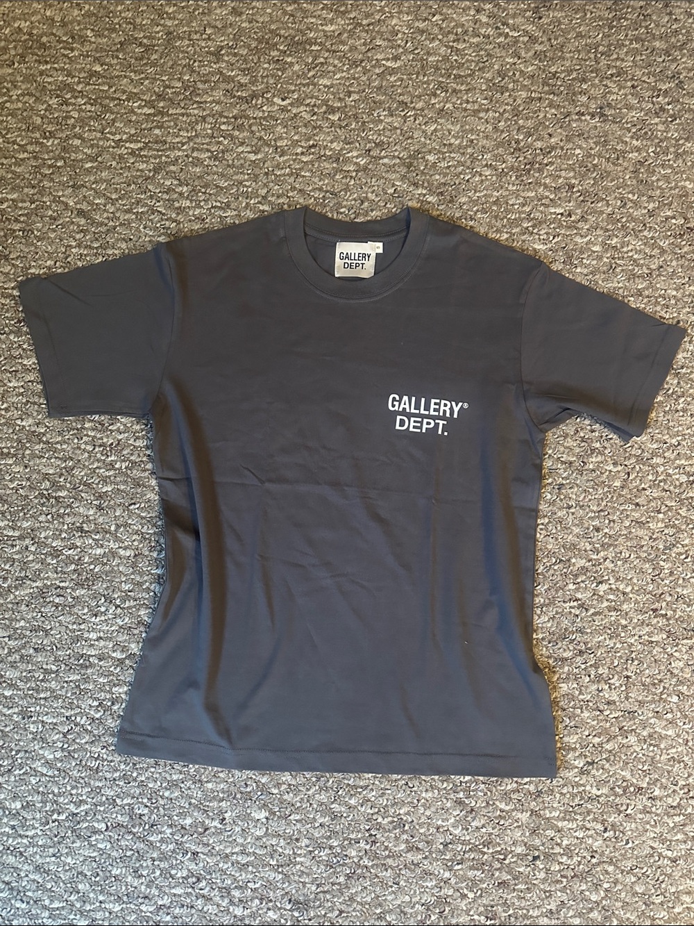 Gallery Dept Charcoal Gray Logo T-Shirt